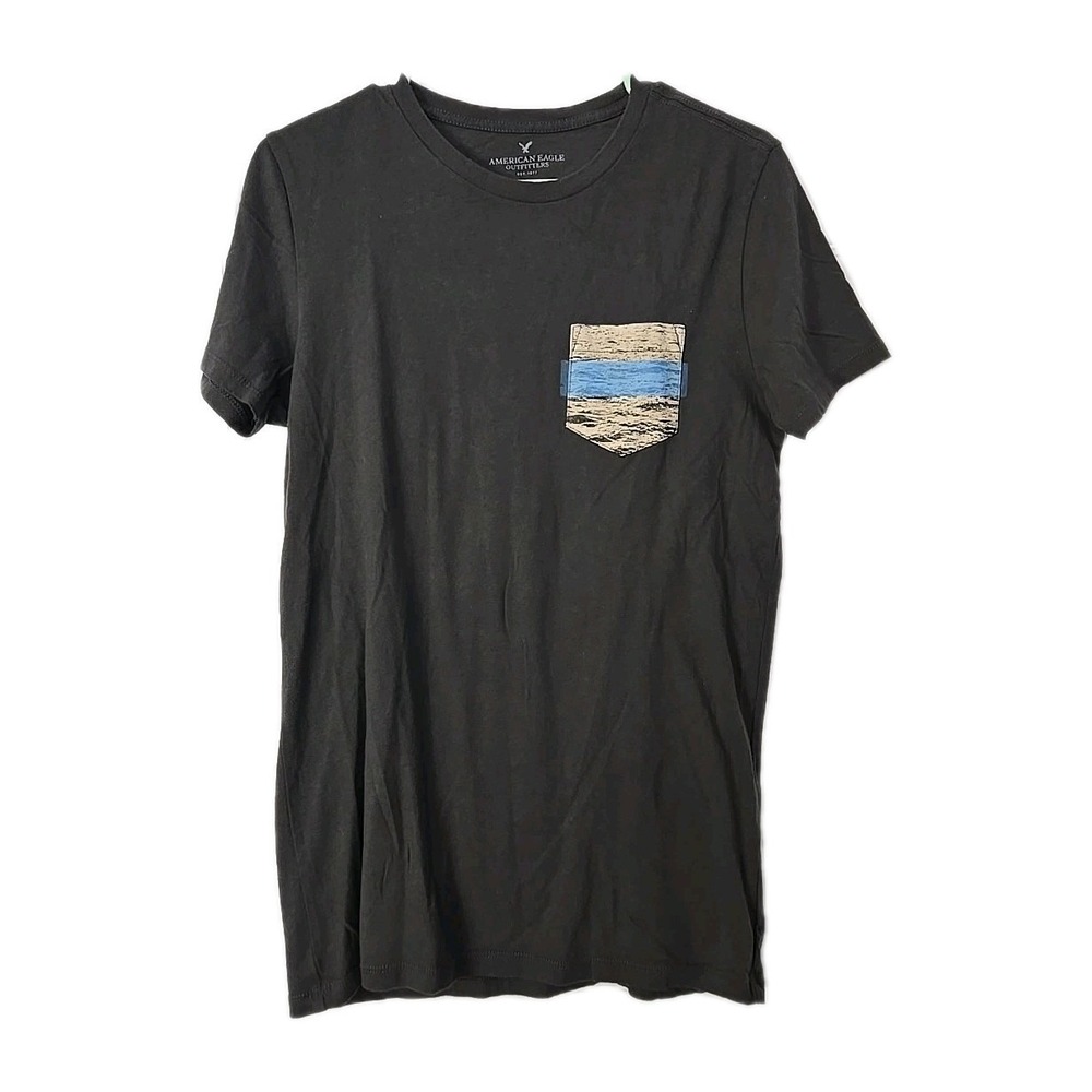 American Eagle Tshirt Size Small‎ Petite Dark Grey